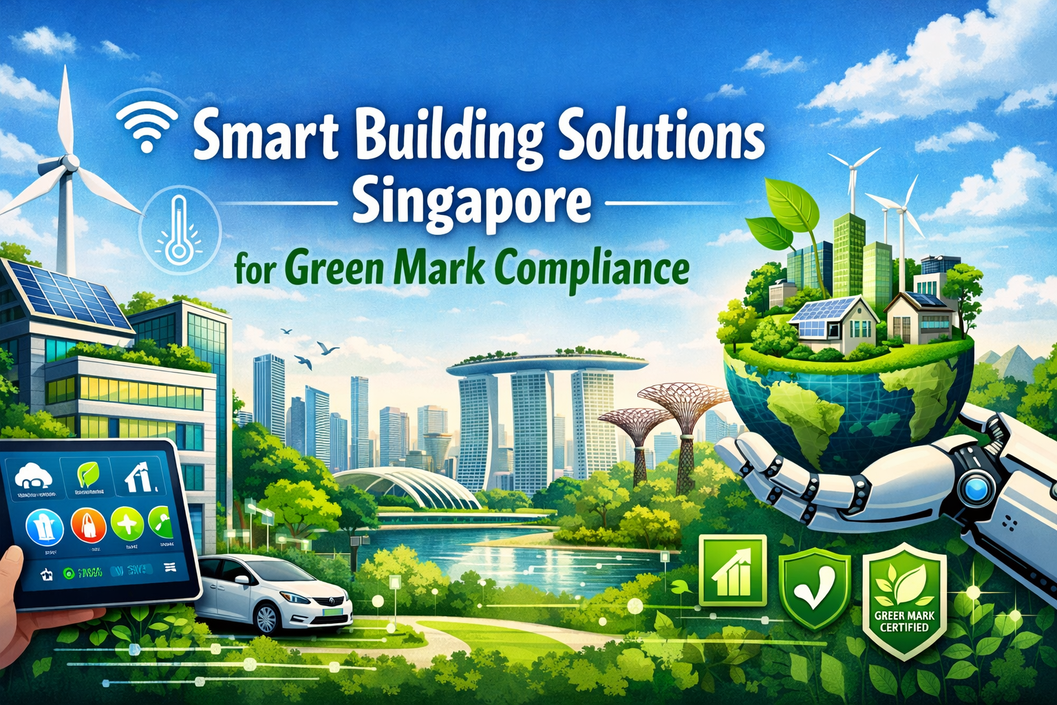 5 Smart Building Solutions Singapore for Green Mark Plan