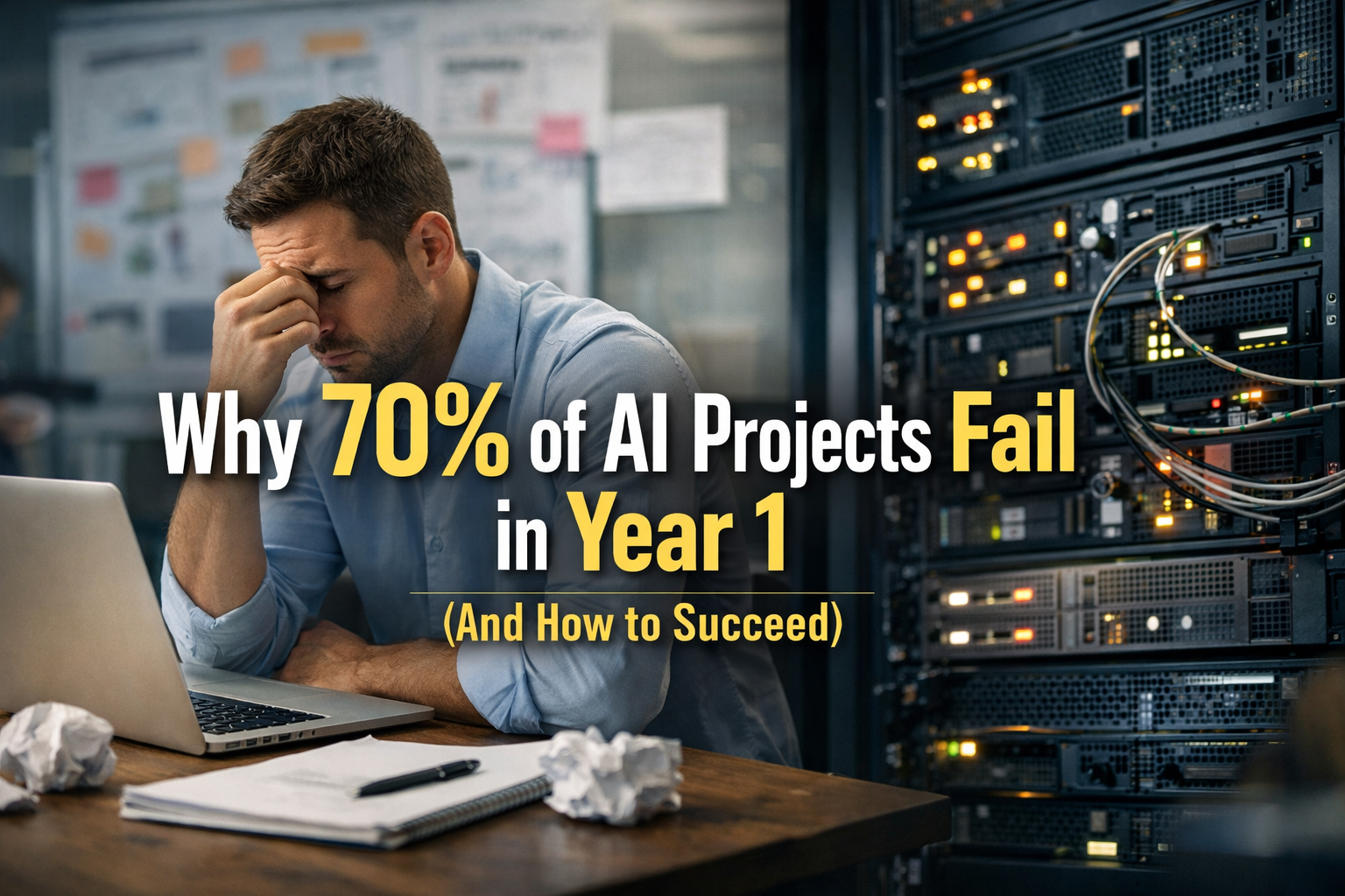 Why 70% of AI Projects Fail in Year 1 (And How to Succeed)